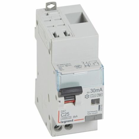 Disjoncteur Modulaire DX3 1P+N Courbe C 25A Type F 6kA - LEG410763