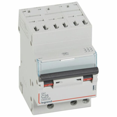 Disjoncteur Modulaire DX3 3P Courbe C 25A 6kA Auto Legrand LEG407847