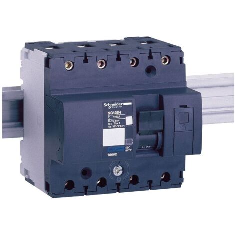 Disjoncteur modulaire Multi 9 NG125L 4 pôles 10 A courbe C - 18821