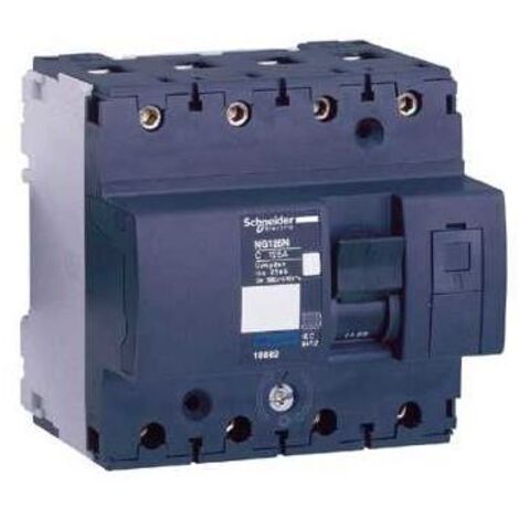 Disjoncteur modulaire Multi 9 NG125L 4 pôles 50 A courbe D - 18863