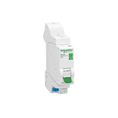 Disjoncteur modulaire Resi9 XE embrochable 1P+N - 32A - Courbe C - Schneider Electric