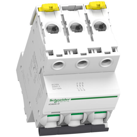 Disjoncteur Triphasé Modulaire 32A 3P Courbe B - Protection Sûre Pour Installations Électriques