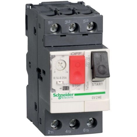Disjoncteur moteur 2,5 - 4 A 3P 3D Tesys GV2ME08