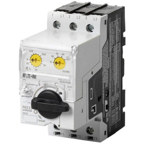 Disjoncteur moteur à déclenchement électronique 3P 2,2-15 kW 8-32 A PKE32/XTU-32 121734