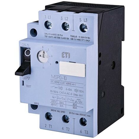 Disjoncteur moteur ETI MSP0-10, REG