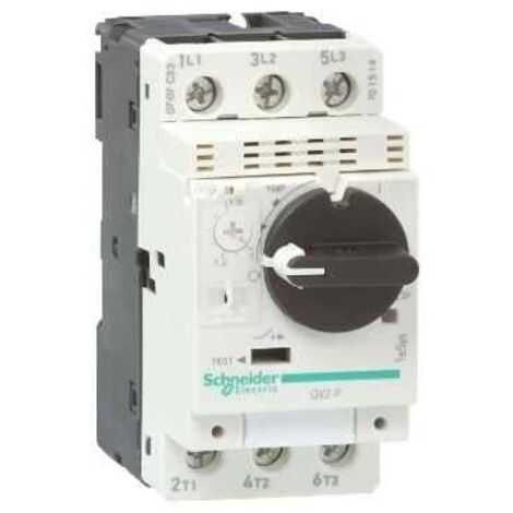 Disjoncteur moteur GV2-P - 0,1..0,16 A - 3P 3d - déclencheur magnéto-thermique - GV2P01