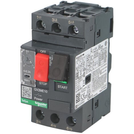 SCHNEIDER ELECTRIC Disjoncteur moteur GV2ME 13 à 18 A 3P 3d déclencheur magnétothermique - GV2ME20