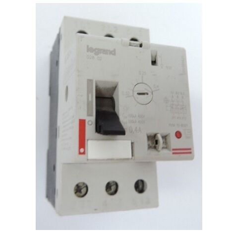 Disjoncteur moteur magneto-thermique lexic - 3p - 0,4 a - thermique 0,25 à 0,4 LEGRAND 002802