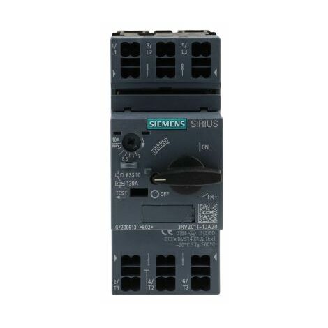 Disjoncteur moteur Siemens SIRIUS 3RV2 7  10 A. ( Prix pour 1 )