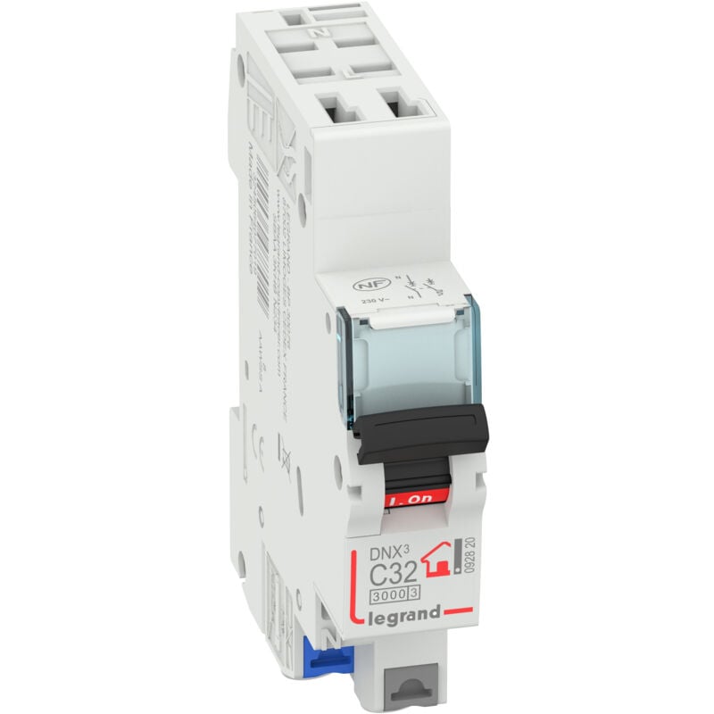 Legrand - Disjoncteur Phase + Neutre - 2A - bornes à vis - 1 module
