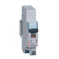 Disjoncteur Phase+Neutre 4500 6kA arrivée+sortie auto - Courbe C - 2A - Legrand