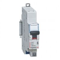 Disjoncteur Phase+Neutre 4500 6kA arrivée+sortie auto - Courbe C - 2A - Legrand