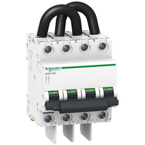 Disjoncteur photovoltaïque C60PV-DC 800VDC 25A 2P (A9N61660)