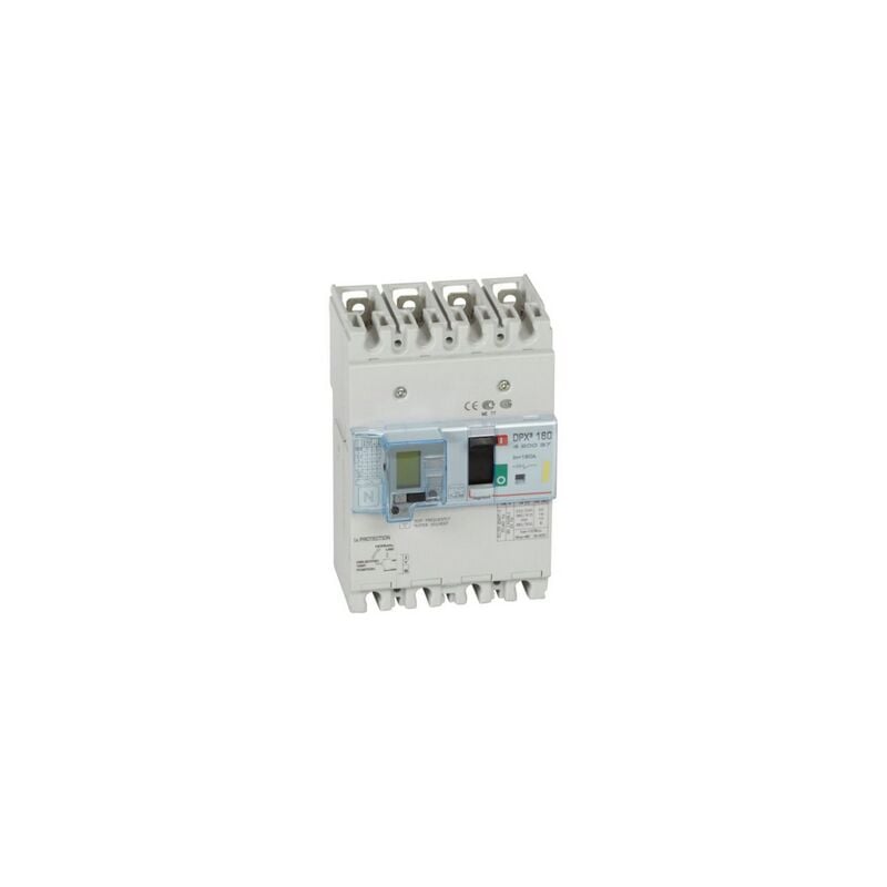Legrand - Disjoncteur magnétothermique différentiel DPX³160 pouvoir de coupure 16kA 400V 4 Pôles 160A 420037