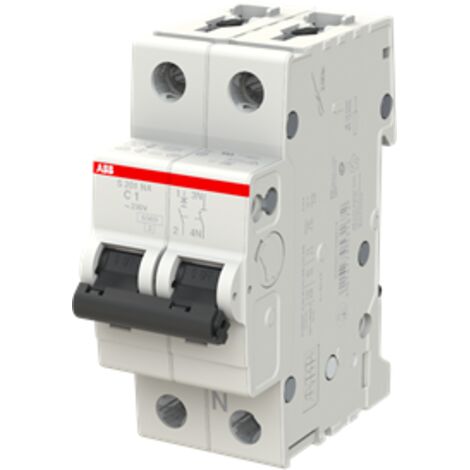 Disjoncteur S200 1P+N C 1 6kA - ABB2CDS251103R0014