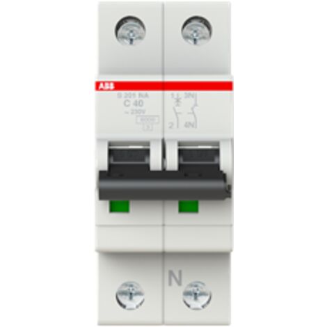 Disjoncteur S200 1P+N C 40 6kA - ABB2CDS251103R0404