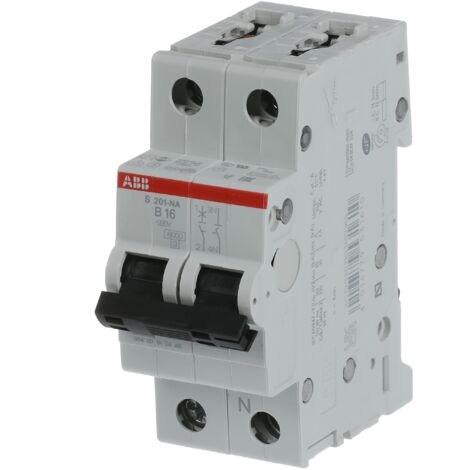 Disjoncteur S200 1P+N (Neutre à droite) B 16 6kA - ABB2CDS251103R0165