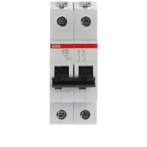 Disjoncteur S200 2P D 10 6kA - ABB2CDS252001R0101
