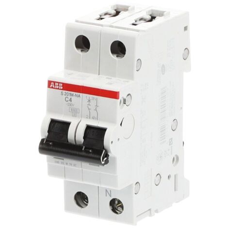 Disjoncteur S200M 1P+N (Neutre à droite) C4 10kA NA - ABB2CDS271103R0044