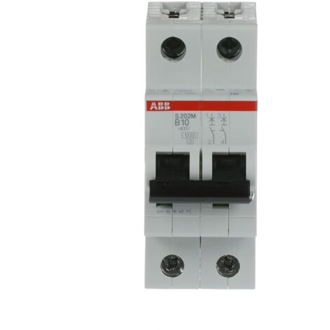 Disjoncteur S200M 2P B10 10kA - ABB2CDS272001R0105