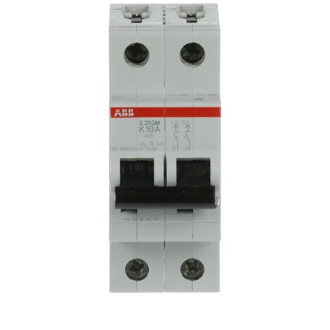 Disjoncteur S200M 2P K10 10kA - ABB2CDS272001R0427