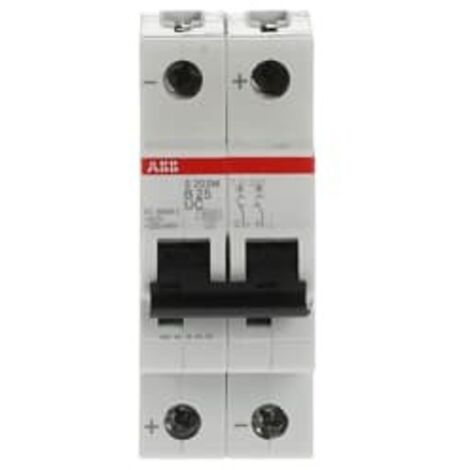 Disjoncteur S200MUC 2P B25 10kA DC - ABB2CDS272061R0255