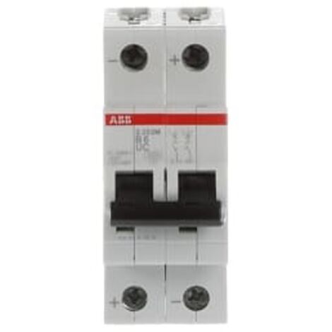 Disjoncteur S200MUC 2P B6 10kA DC - ABB2CDS272061R0065