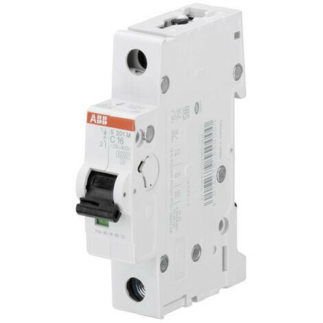 Disjoncteur S201M 1P 2A Courbe D Raccordement à vis - 15KA (1Module) 2CDS271001R0021 ABB 354154