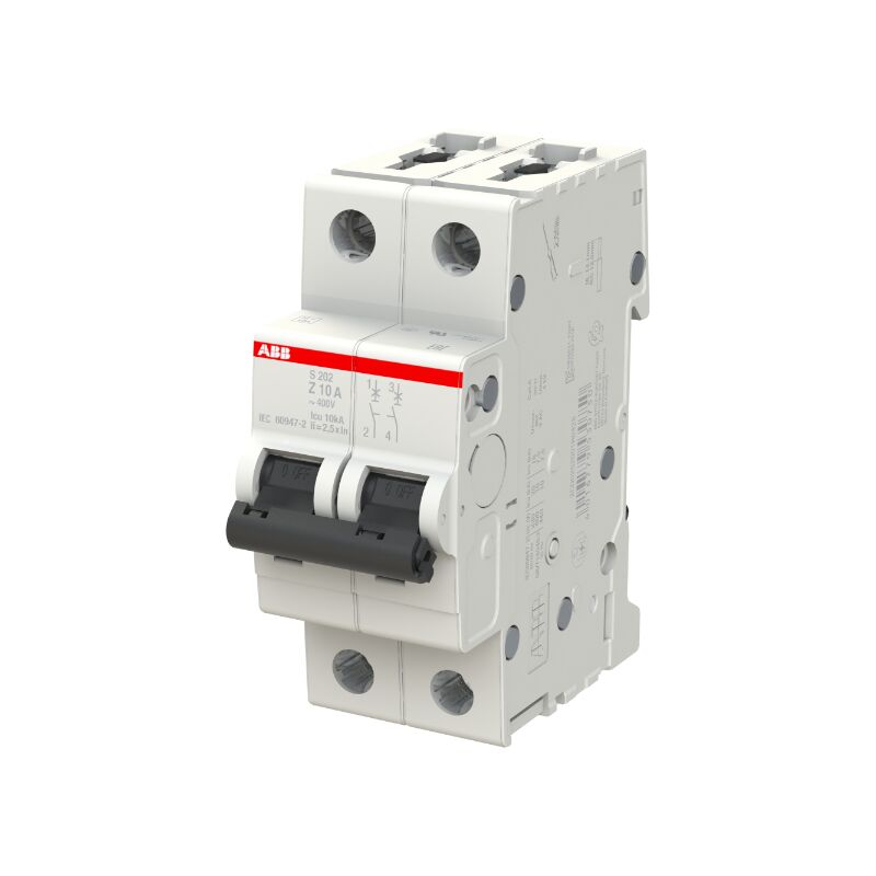 Disjoncteur S200 2P z 10 6kA ABB 2CDS252001R0428
