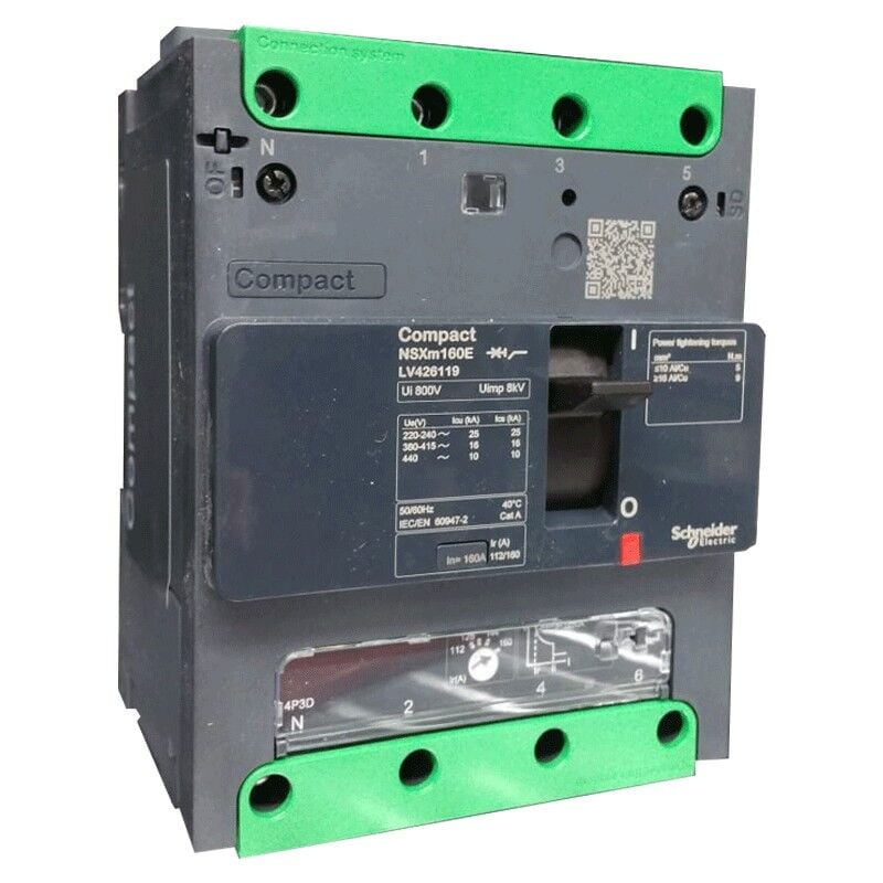 Schneider - Interrupteur automatique à boîtier 160A nsxm 16KA 4P LV426119