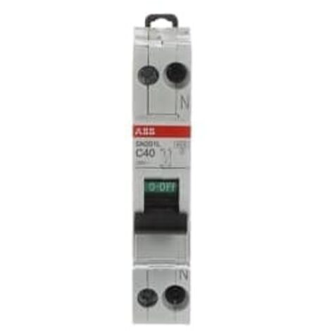 Disjoncteur SN201L 1P+N C40 4,5kA - ABB2CSS245101R0404