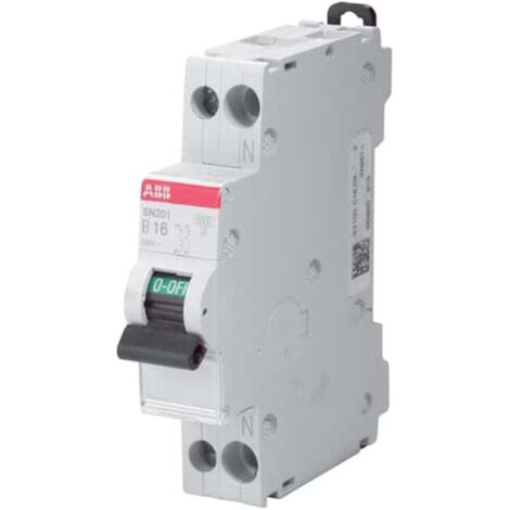 Disjoncteur SN201L - 1P + N - Courbe C - 25 A - Neutre A Droite - 2CSS255101R0254