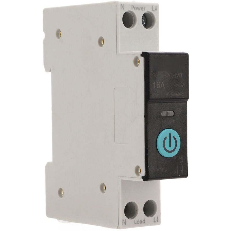 Jeffergarden Disjoncteur sur Rail Din, commutateur WIFI intelligent, télécommande de téléphone portable, 3 Modes de synchronisation pour appareils