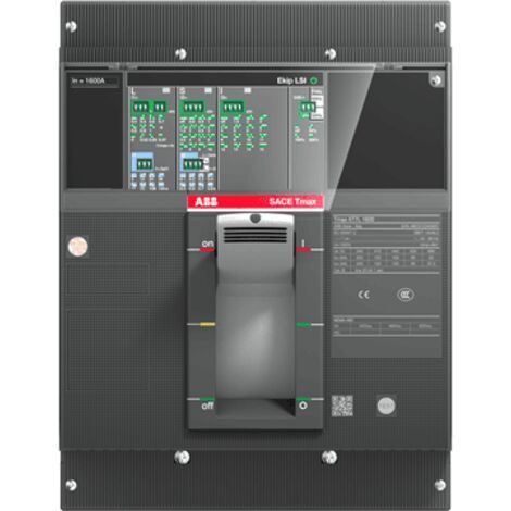Disjoncteur TMAX XT7S 1000 Ekip Dip LS/I In=1000A 3p F F - ABB1SDA100827R1