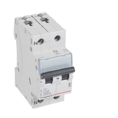 Disjoncteur TX3 6kA-CP + N 32A