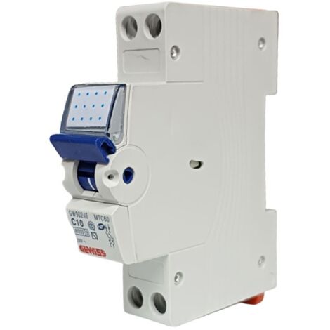 DISJON.MAGN.-THERM.COMP.2P C10 6KA 1M GEWISS GW90246