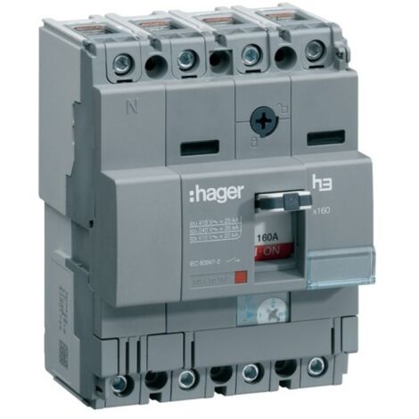 Disj.x160 4P 40kA 160A - APPAREILLAGE DE TETE HAGER HNA161H