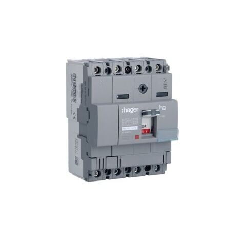 Disj.x160 4P 40kA 20A mag fixe - APPAREILLAGE DE TETE HAGER HNA021M