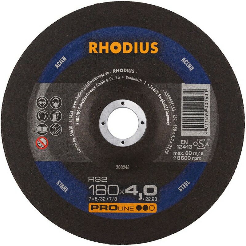 Image of Disk Coppettazione Rs2 180 x 4,0 Millimetri In Acciaio Rodio (a 10)