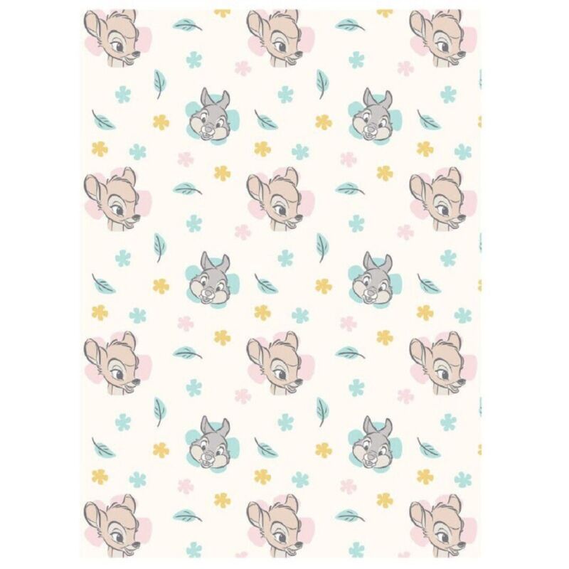 Aymax Disney Bambi Flanell Baby-fleecedecke – Weicher Komfort In 150 X 110 Cm