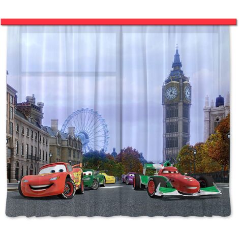 Disney Cars Coppia di Tende per la Cameretta 180x160 cm