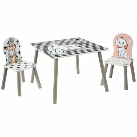 Disney Classics - Ensemble table et 2 chaises pour enfants