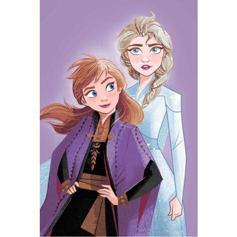 Disney Frozen Mikroflanelldecke 100x150 cm Kuscheldecke aus 100 % Polyester, Weich & Warm