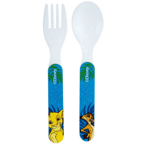 Disney Le Roi Lion - Ensemble Couverts Inox (Fourchette, Couteaux)
