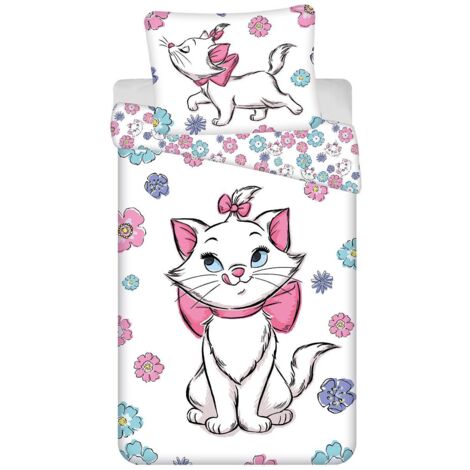 Disney Marie Cat Design Kuschelige Bettwäsche Baumwolle, 140x200 cm & 70x90 cm