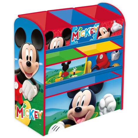 Disney Mickey Meuble de rangement 6 Paniers - Multicolor