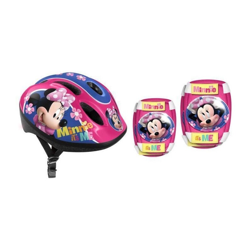 Minnie Combo casque + genouilleres + coudieres - Disney