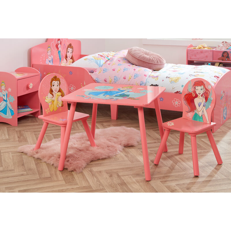 Princess Table & Chairs - Pink - Disney