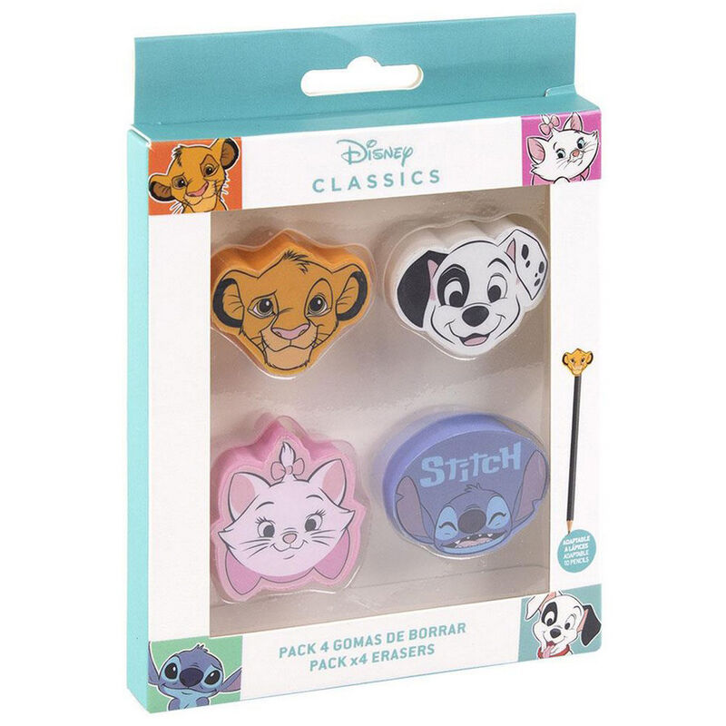 

Disney Set de Gomas de Borrar Disney (4 pcs)