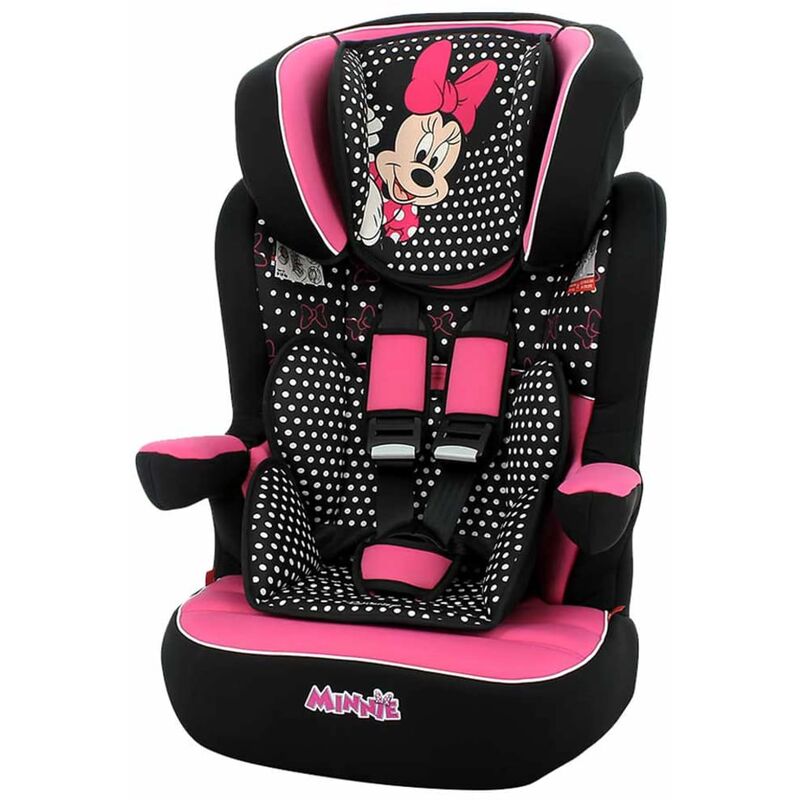 

Silla de coche para niños I-Max Minnie grupo 1+2+3 negro - Negro - Disney